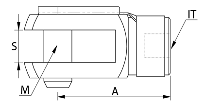 Technische tekening - Gaffel