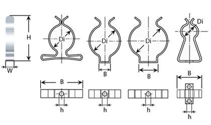 Technische tekening - Gereedschapsklem