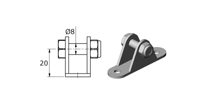 Technical drawing - EF-BR15S