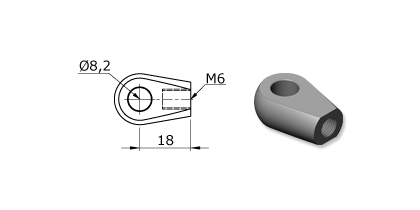 Technical drawing - EF-E011Z